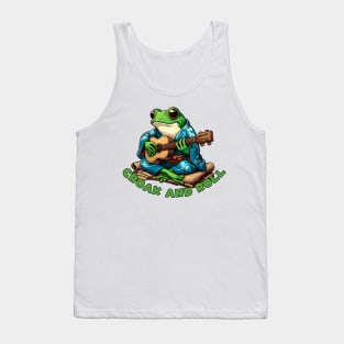 Rock and roll frog Tank Top